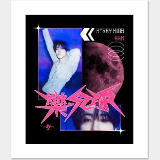 Han Rock Star Stray Kids Posters and Art